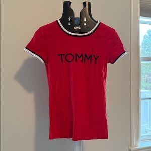Tommy Hilfiger Red Short Sleeve Tee